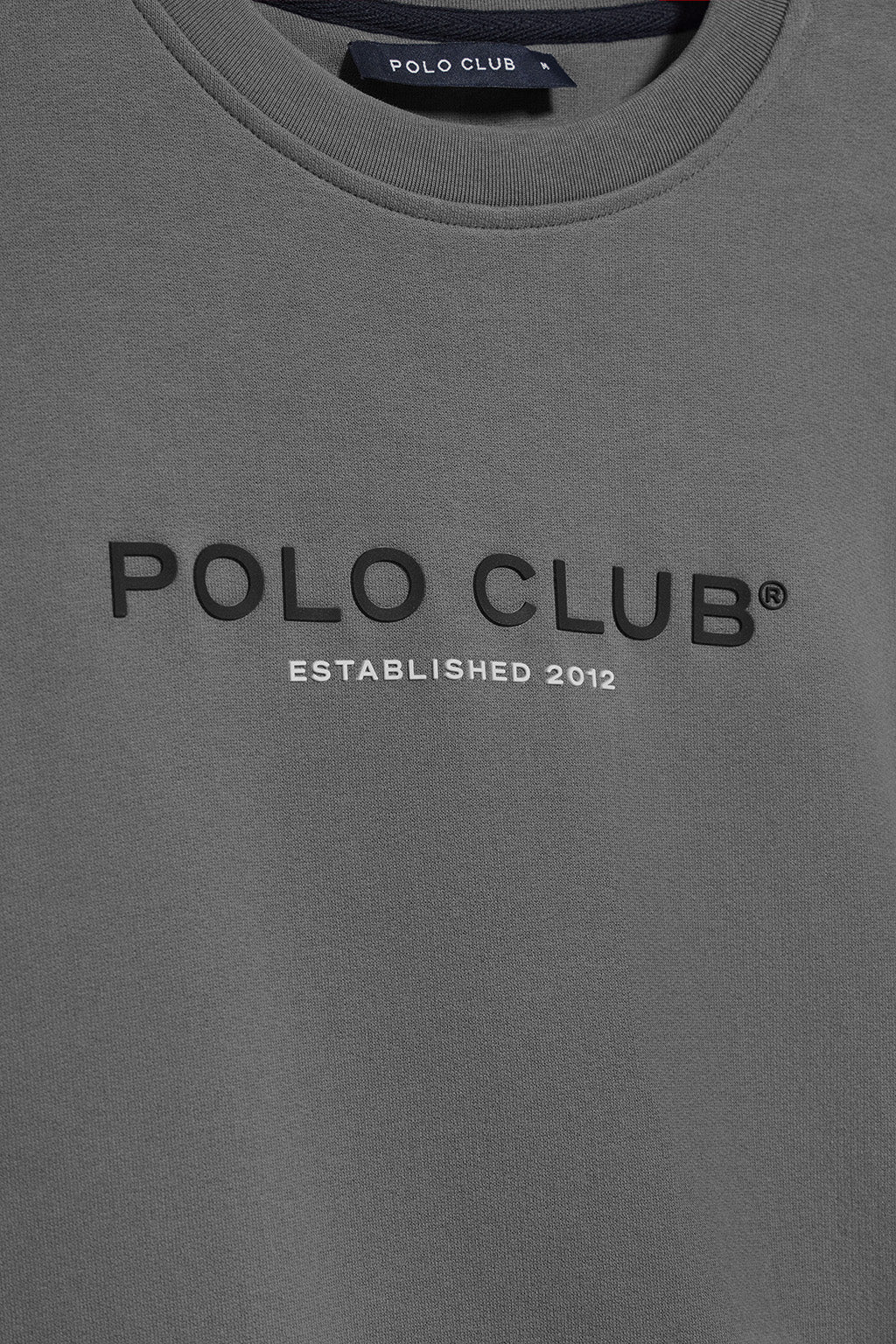 Sudadera asfalto cuello redondo con logotipo Polo Club - Image 10