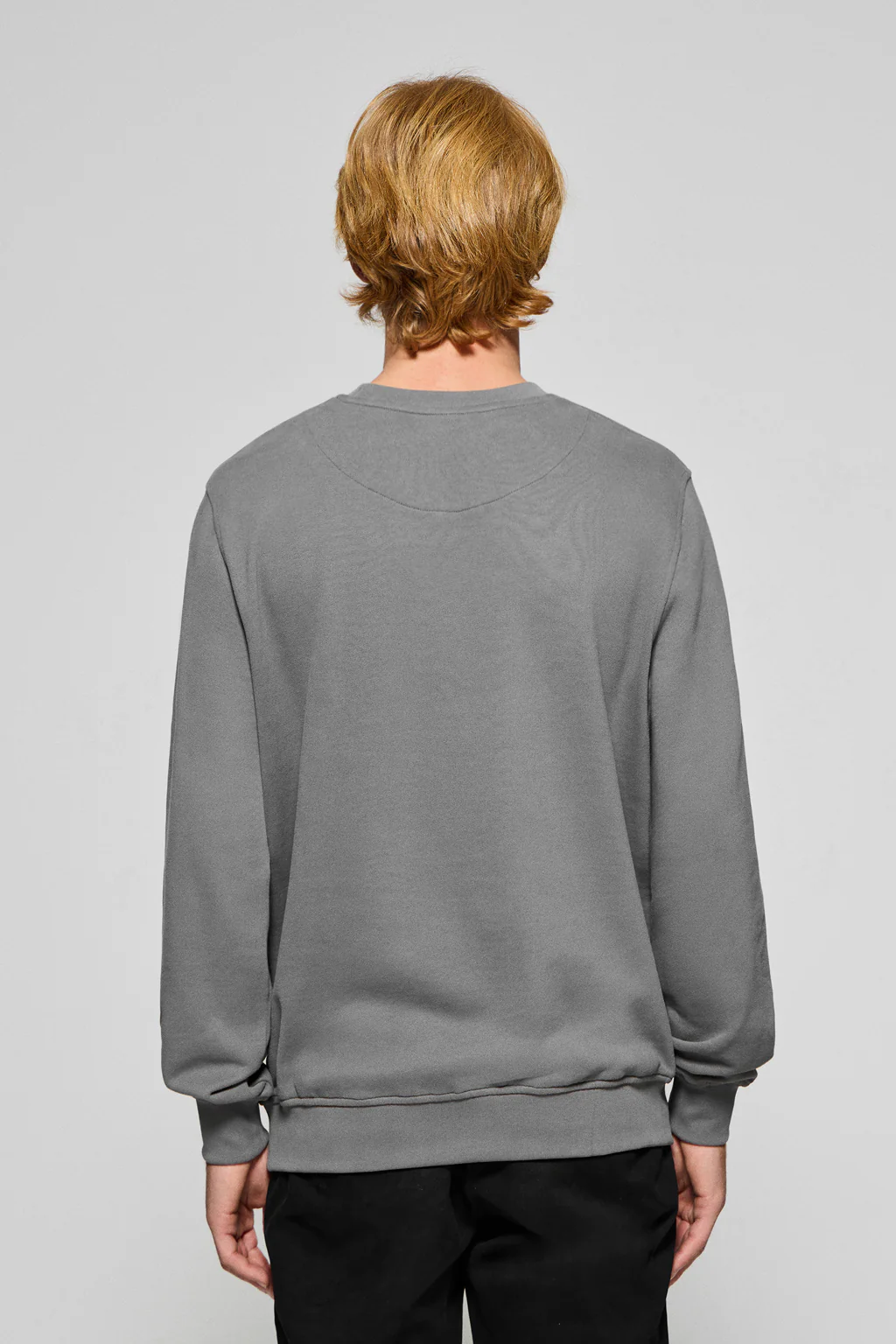 Sudadera asfalto cuello redondo con logotipo Polo Club - Image 2