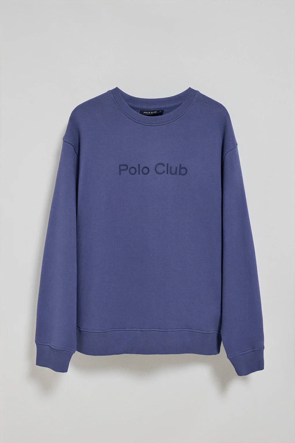 Sudadera azul de cuello redondo con logotipo Polo Club - Image 6
