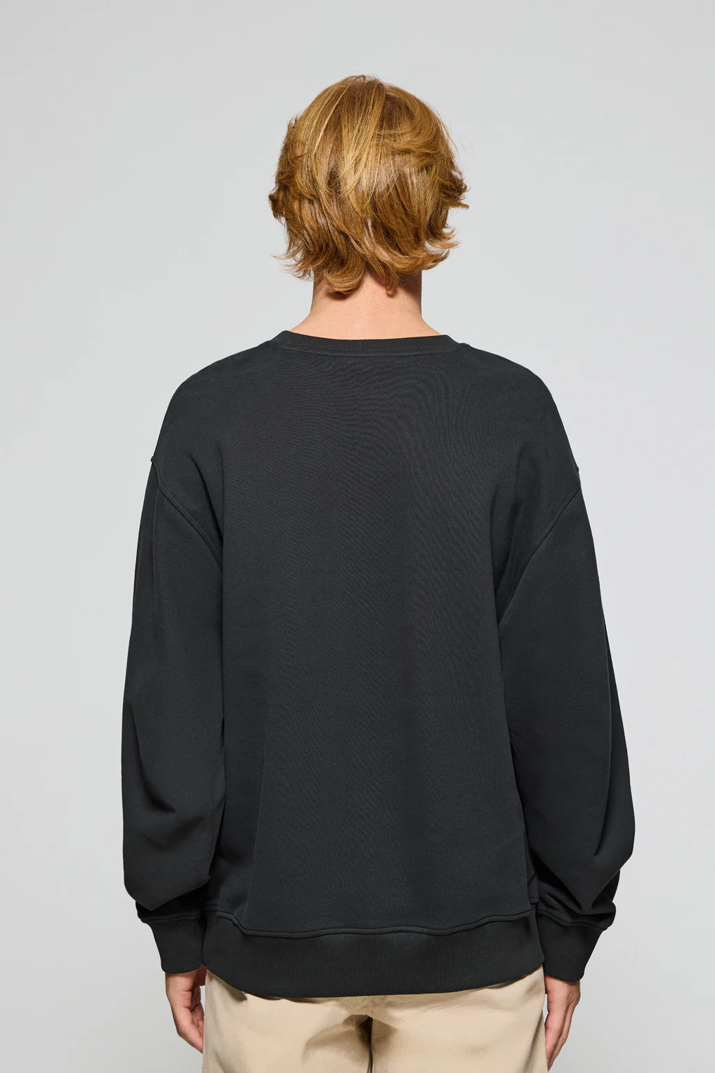 Sudadera negra de cuello redondo con logotipo Polo Club - Image 5