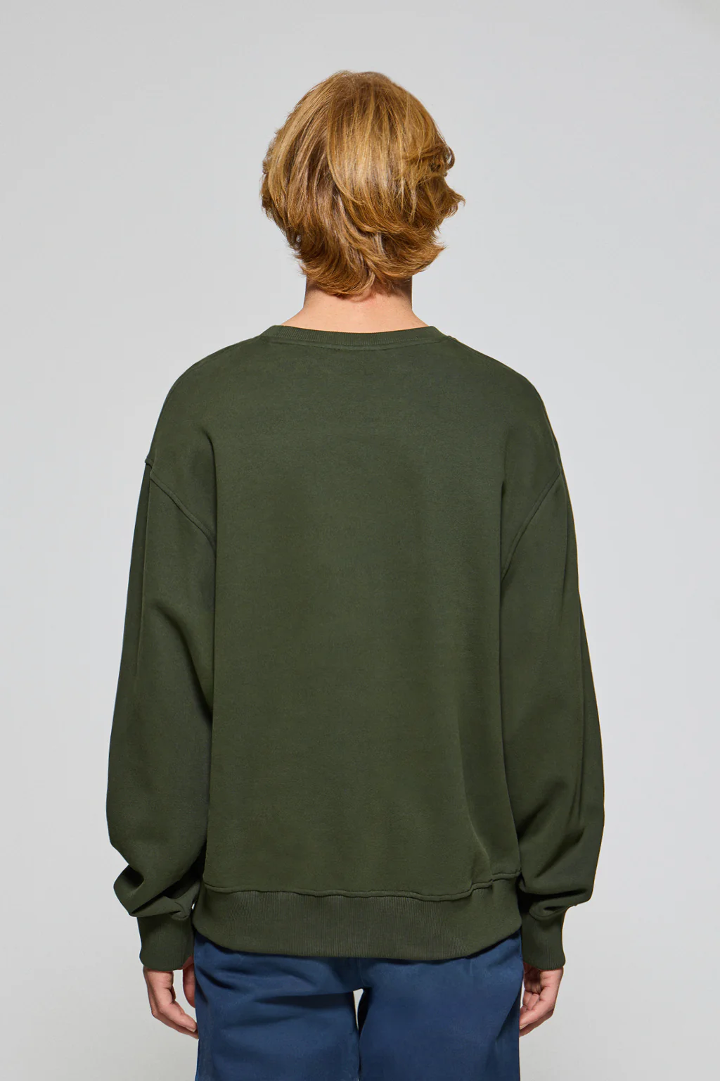 Sudadera verde oscuro de cuello redondo con logotipo Polo Club - Image 5