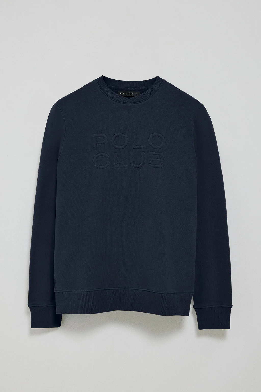 Sudadera holgada Iconic azul marino con logo en relieve - Image 7