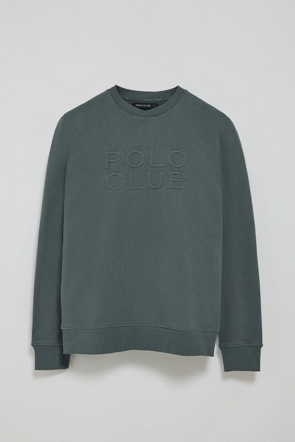 Sudadera holgada Iconic gris con logo en relieve - Image 10
