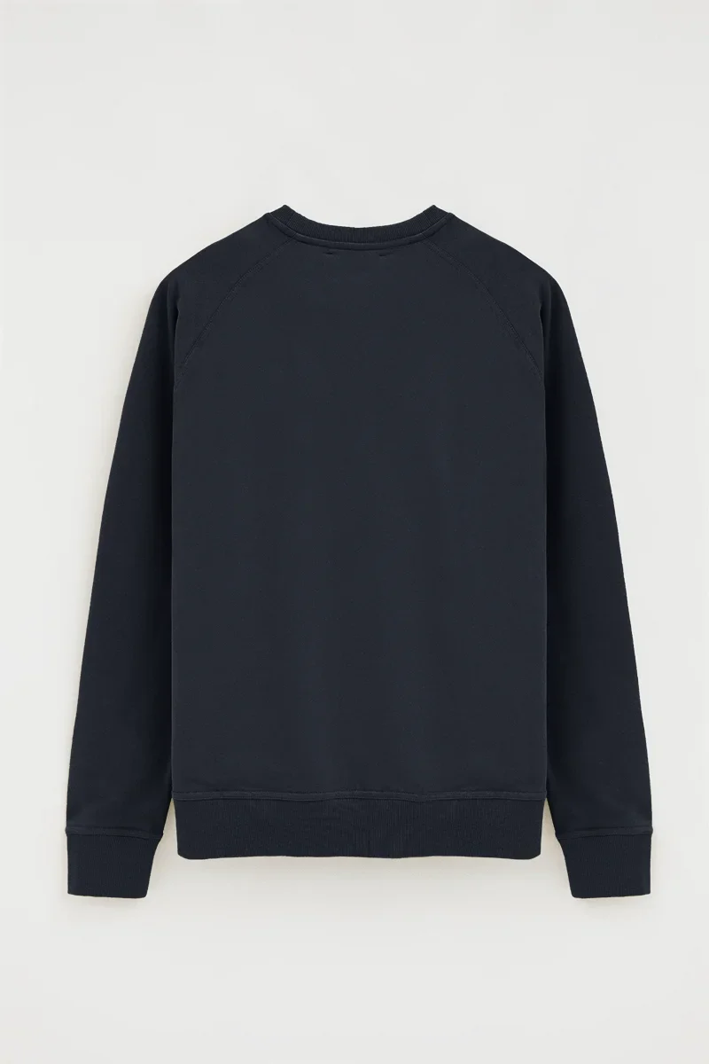 Sudadera azul marino de corte relajado con logo engomado Polo Club - Image 8