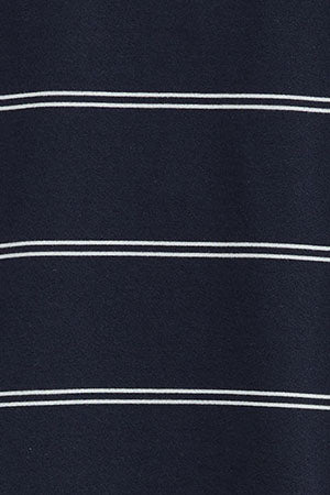 Sudadera de rayas azul marino con parche Polo Club - Image 11