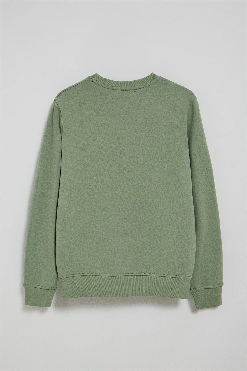 Sudadera verde jade relax de cuello redondo y bordado Rigby Go - Image 7