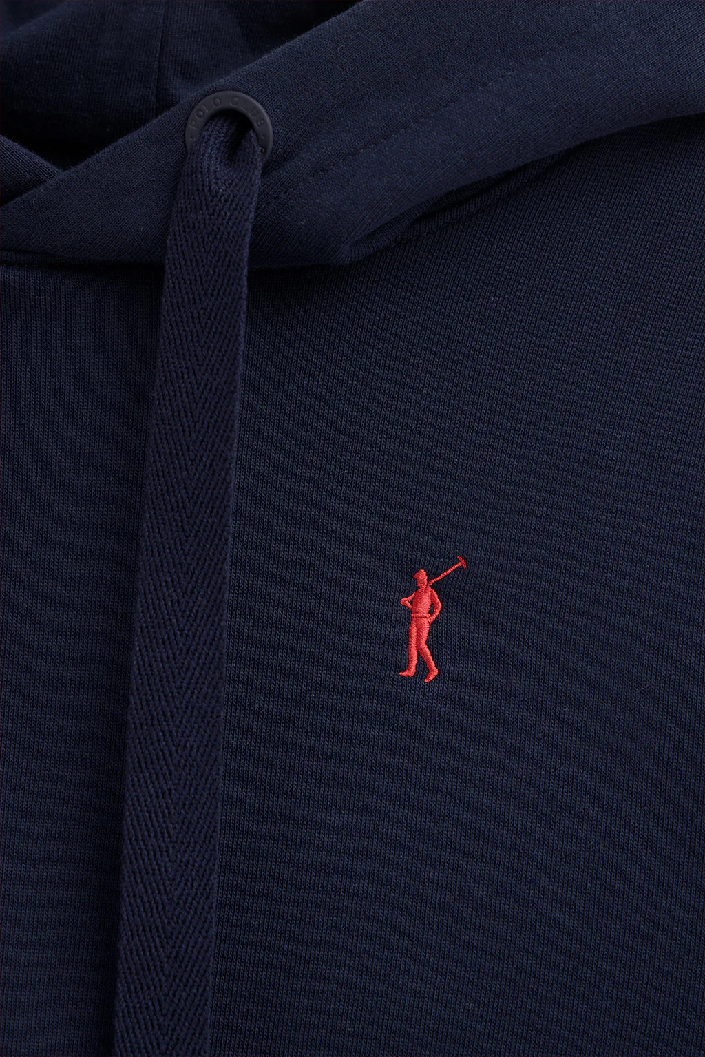Sudadera azul marino con capucha y bordado Rigby Go - Image 6