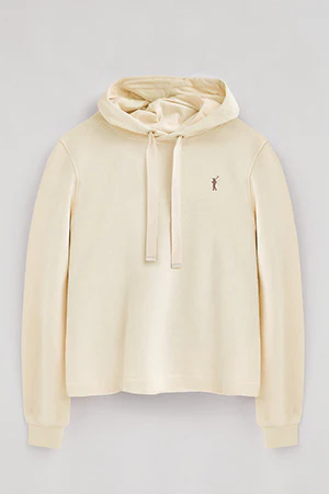 Sudadera color crudo con capucha y bordado Rigby Go - Image 6