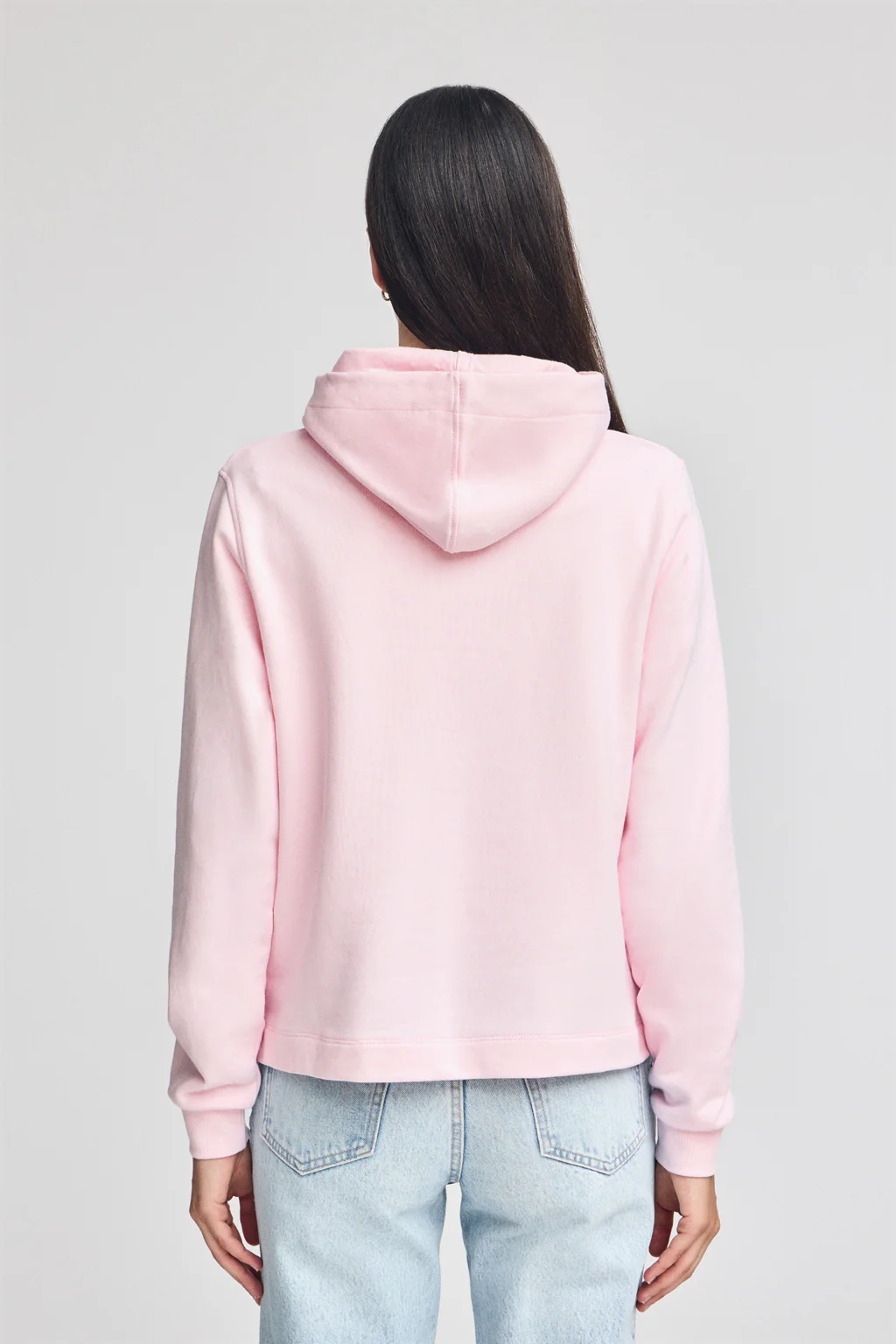 Sudadera rosa con capucha y bordado Rigby Go - Image 4