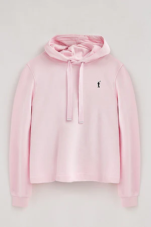 Sudadera rosa con capucha y bordado Rigby Go - Image 8