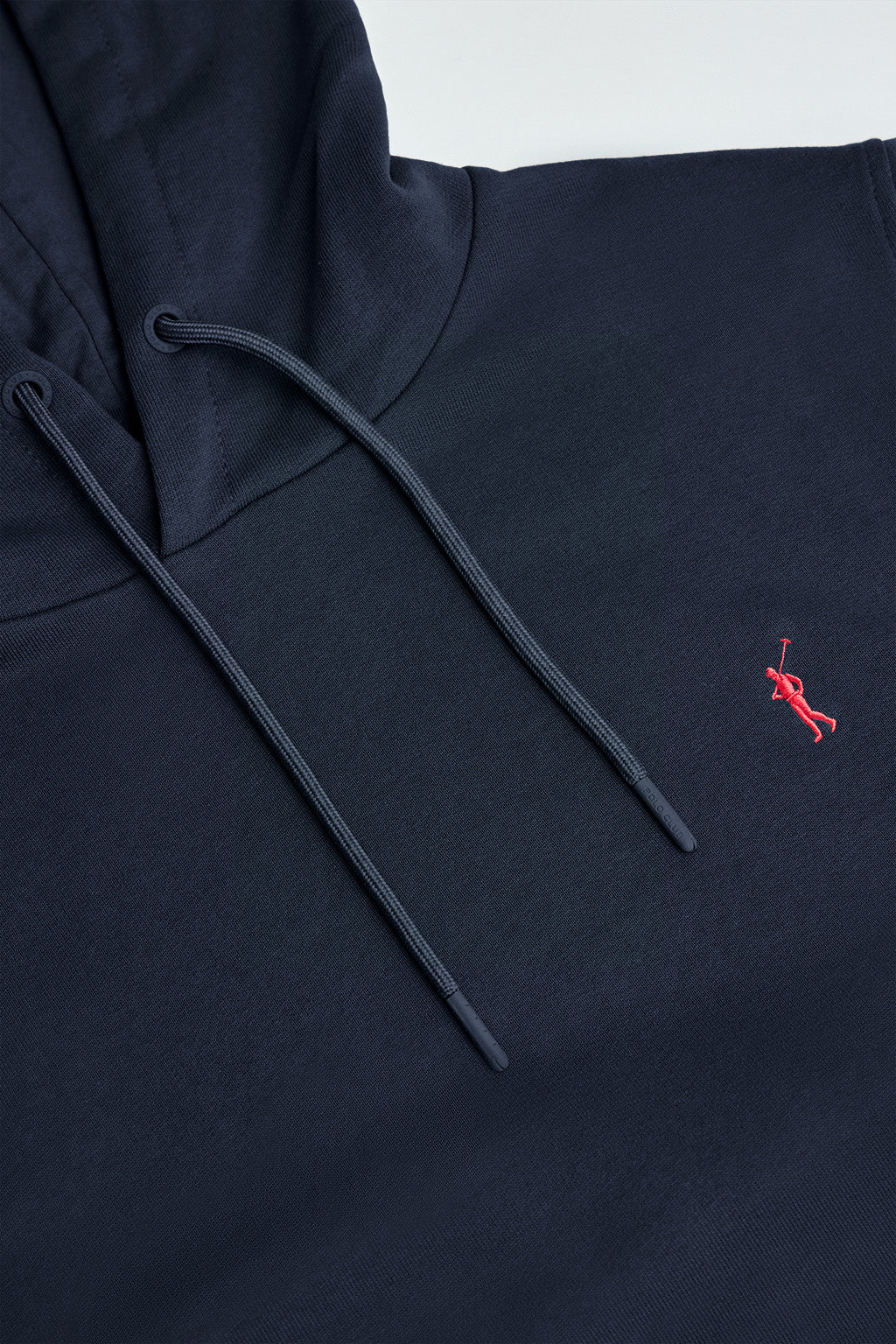Sudadera azul marino con capucha y bordado Rigby Go - Image 6
