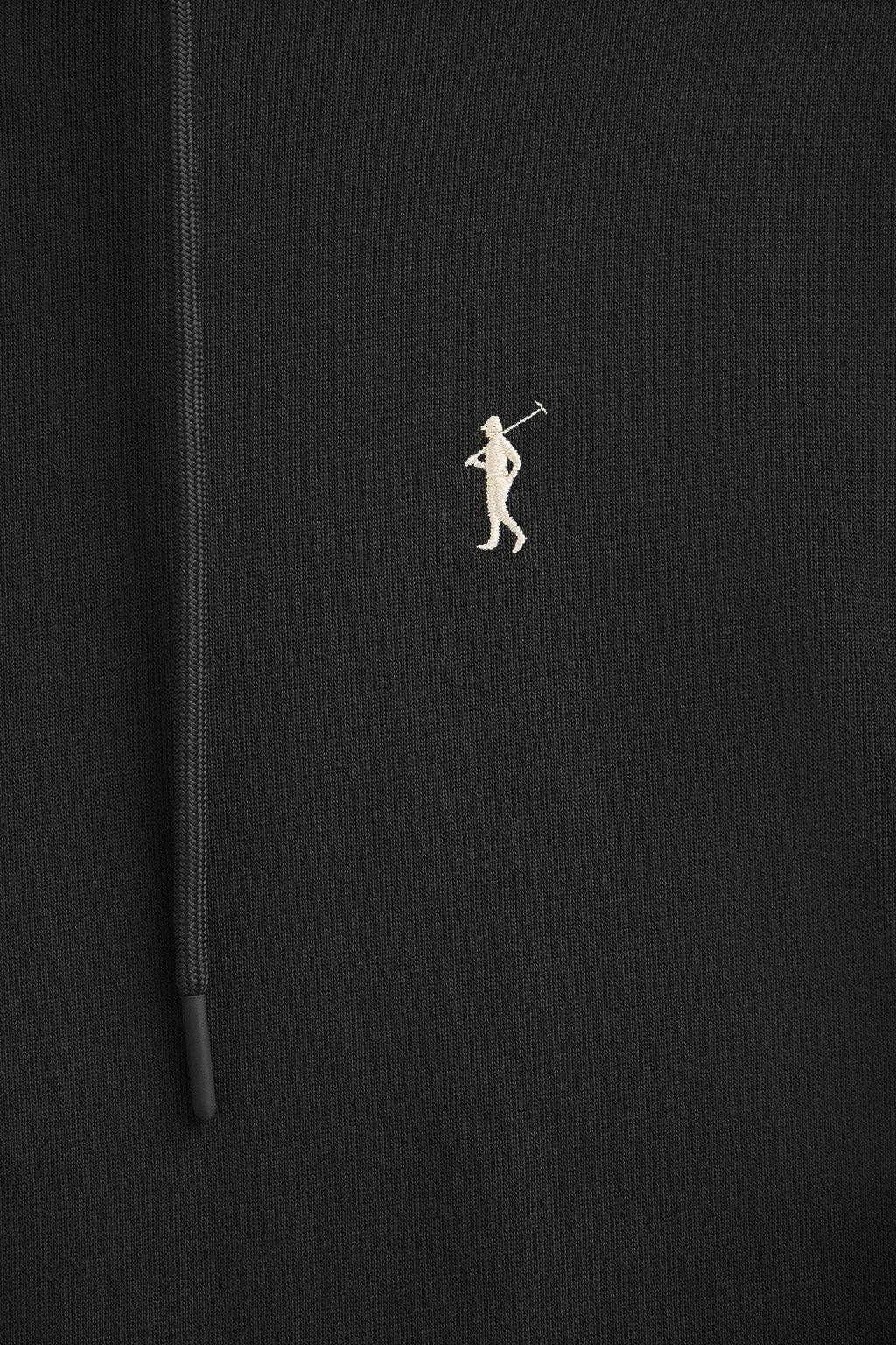 Sudadera negra con capucha de corte regular con logo Rigby Go - Image 7