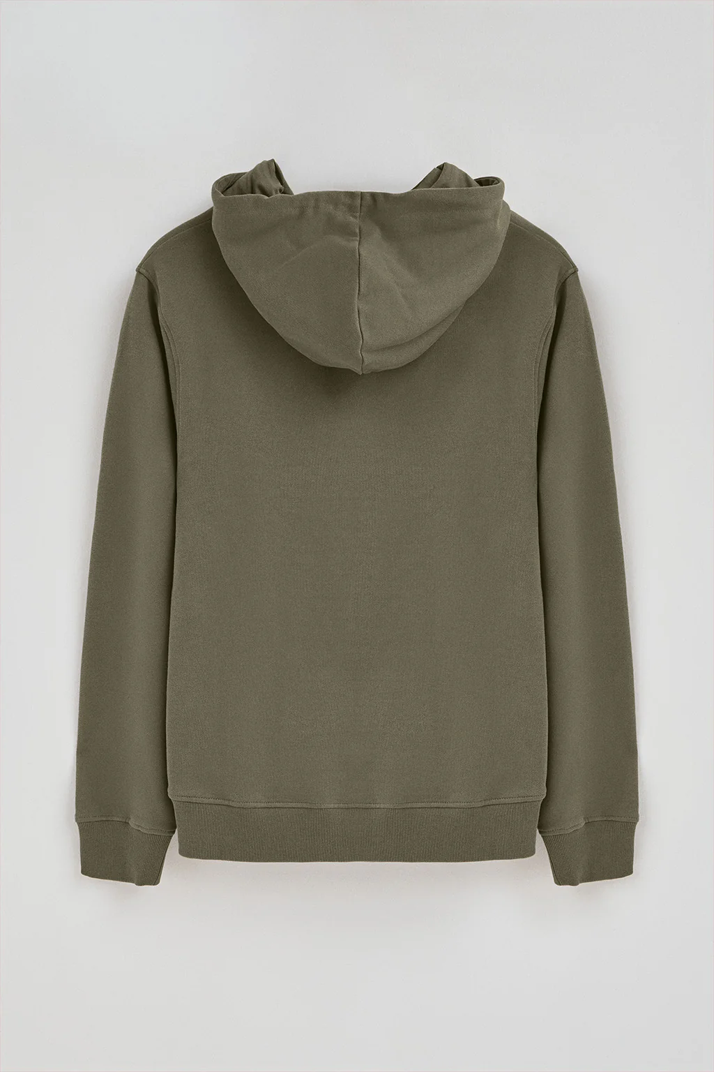 Sudadera verde militar con capucha de corte regular con logo Rigby Go - Image 7
