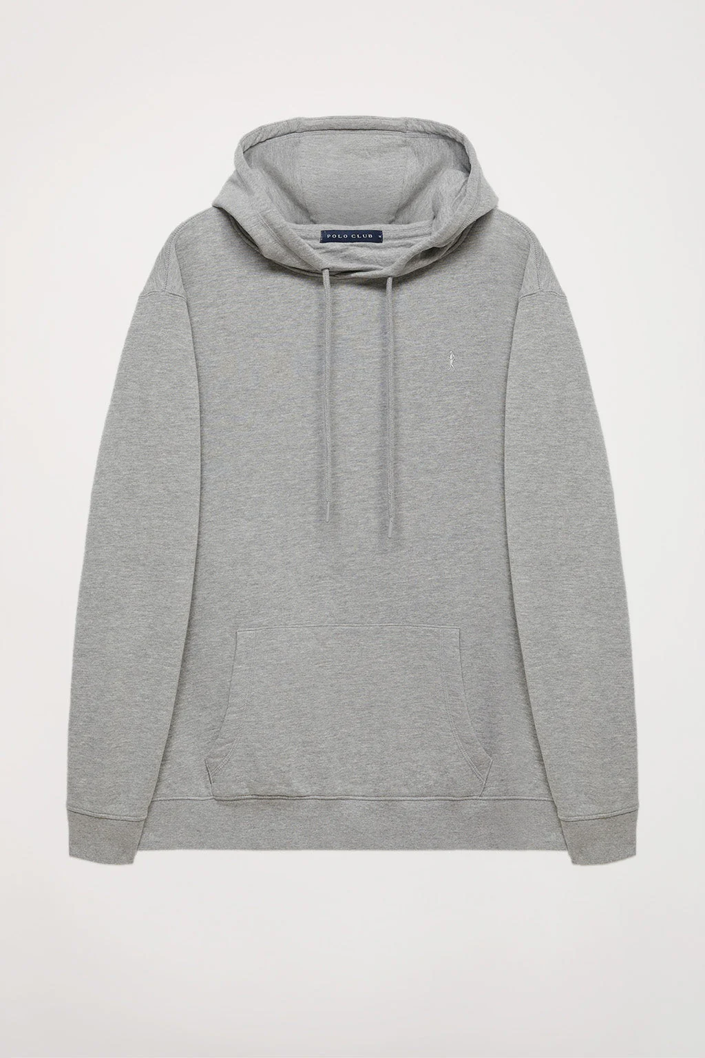 Sudadera con capucha y bolsillos gris vigoré con logo Rigby Go - Image 7