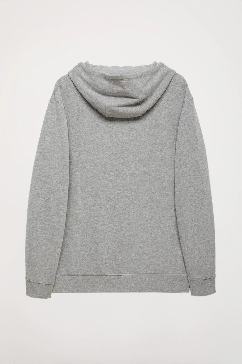 Sudadera con capucha y bolsillos gris vigoré con logo Rigby Go - Image 9