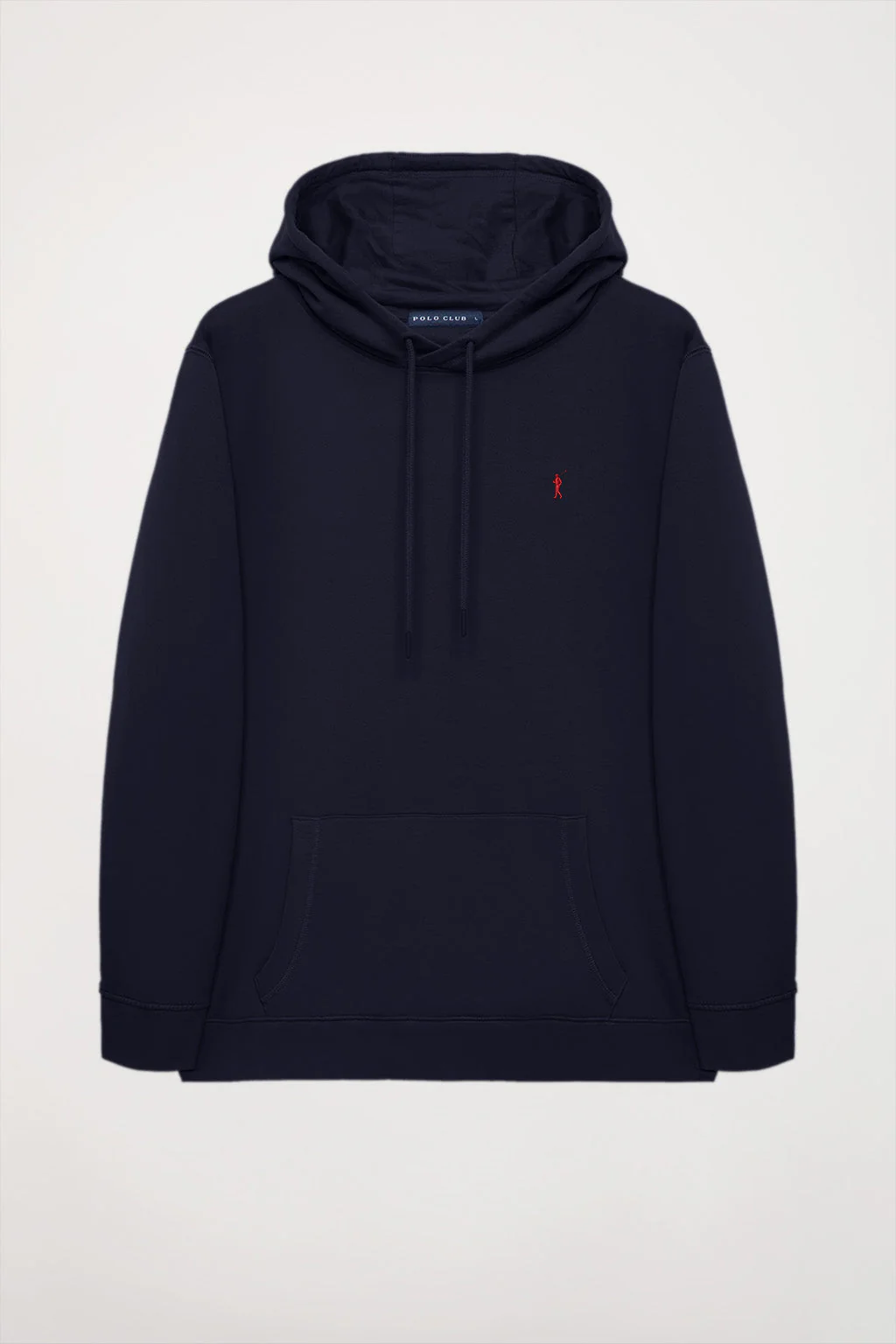 Sudadera con capucha y bolsillos azul marino con logo Rigby Go - Image 11