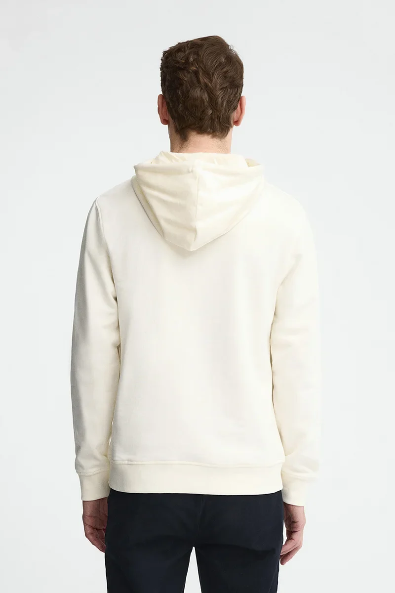 Sudadera color crudo con capucha y bordado Rigby Go - Image 5