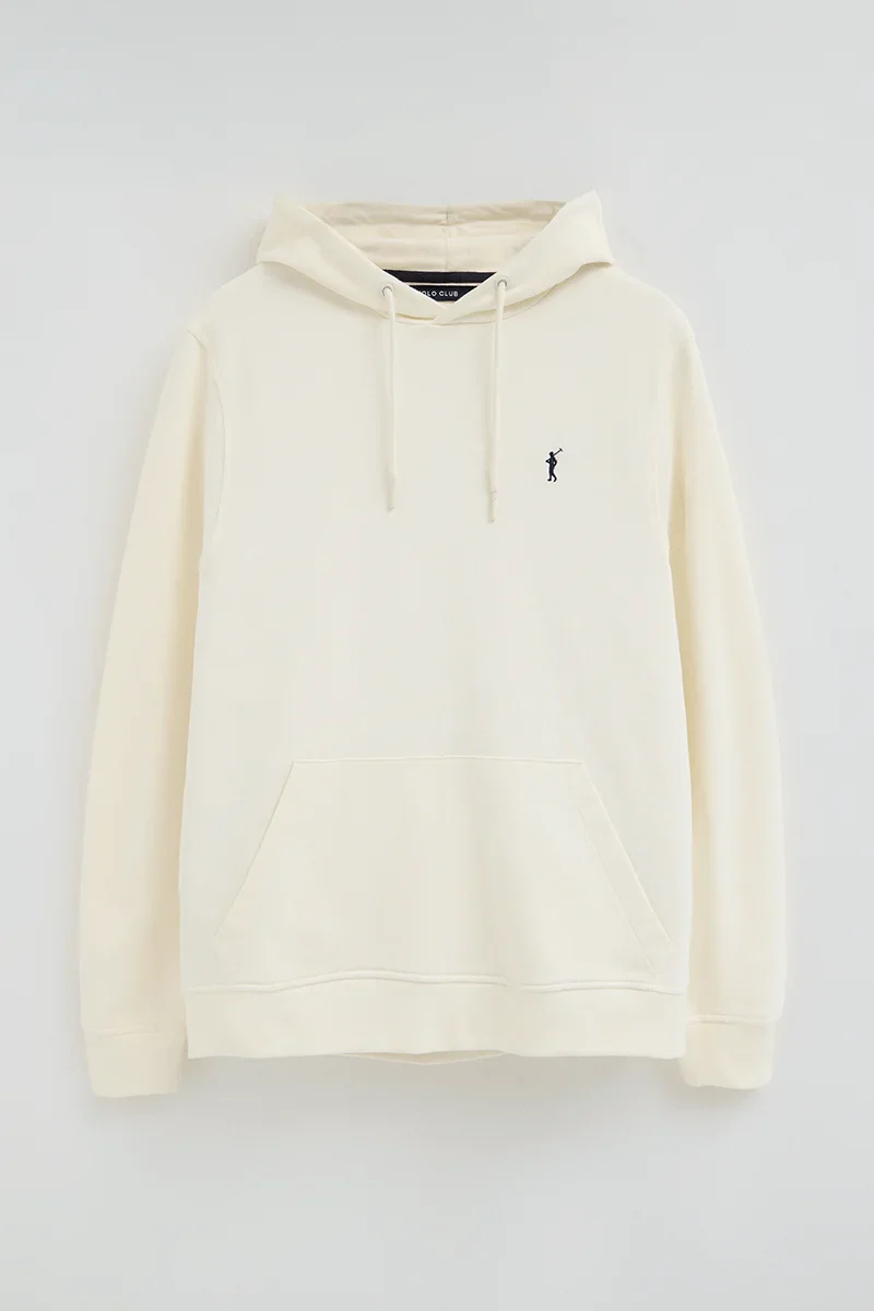 Sudadera color crudo con capucha y bordado Rigby Go - Image 6
