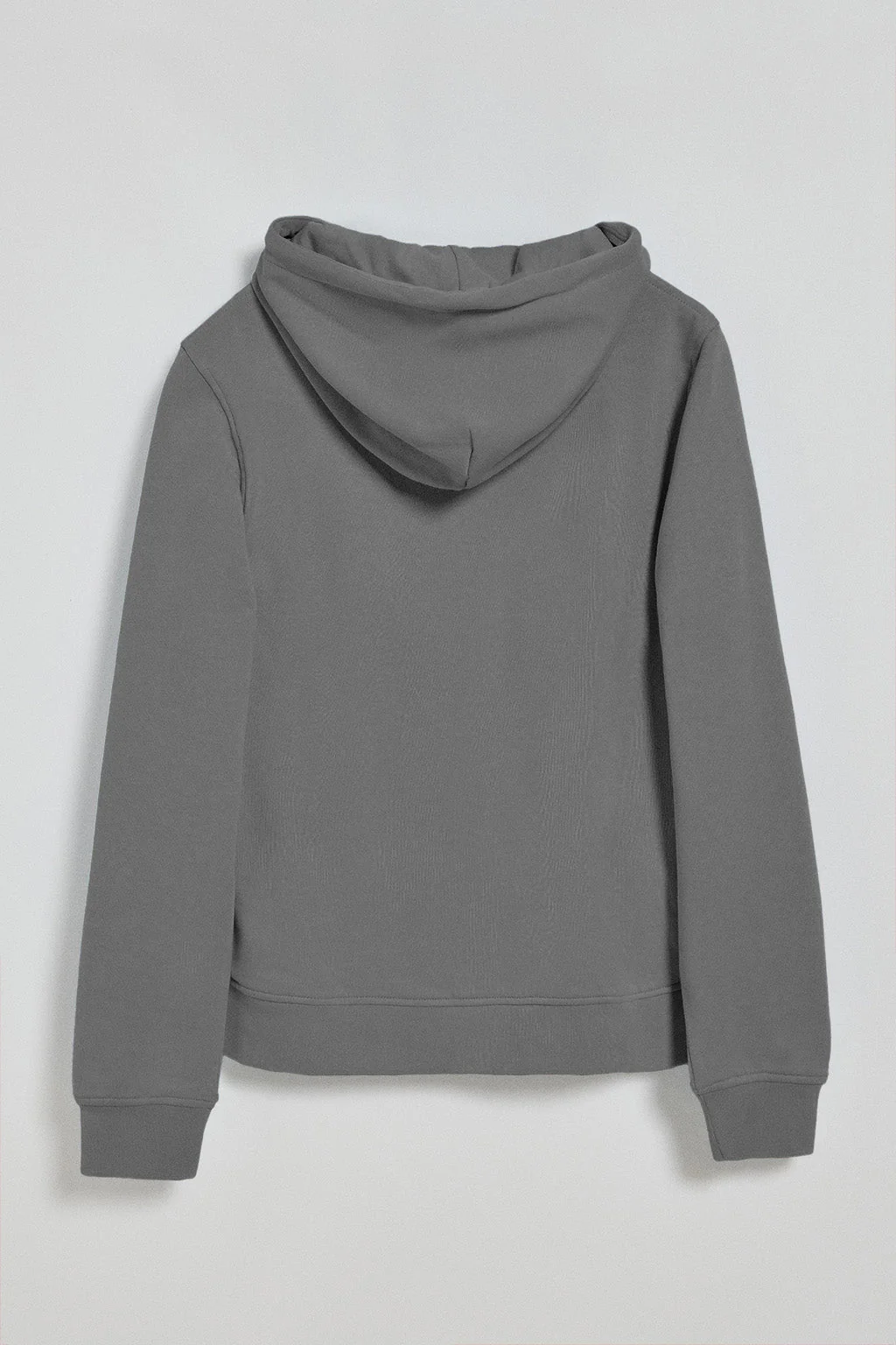 Sudadera gris asfalto de bolsillos con cremallera y capucha con bordado Rigby Go - Image 7