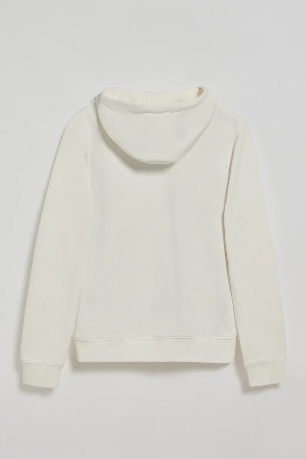 Sudadera beige de bolsillos con cremallera y capucha con bordado Rigby Go - Image 7
