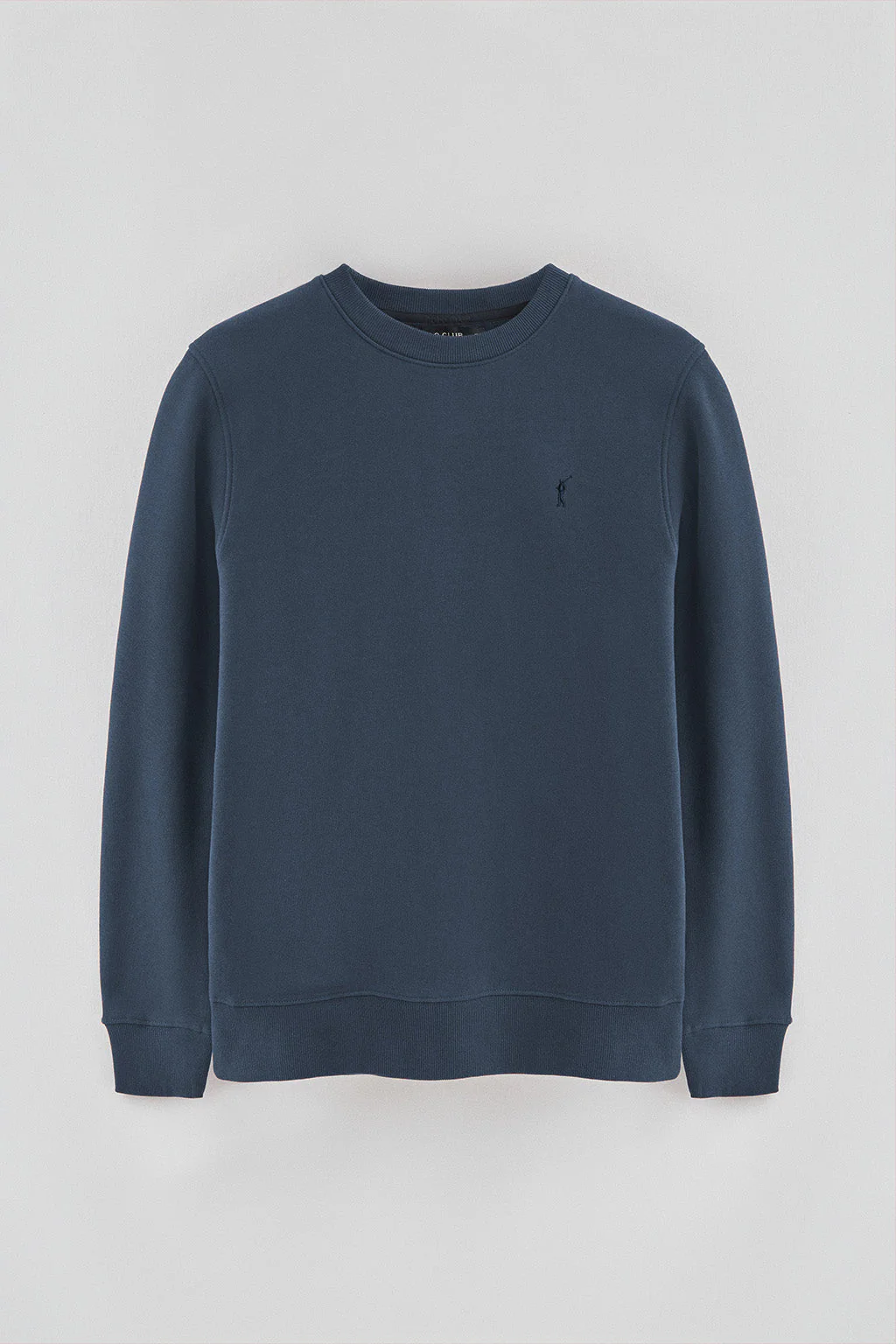 Sudadera azul marino efecto lavado con logo Rigby Go - Image 5