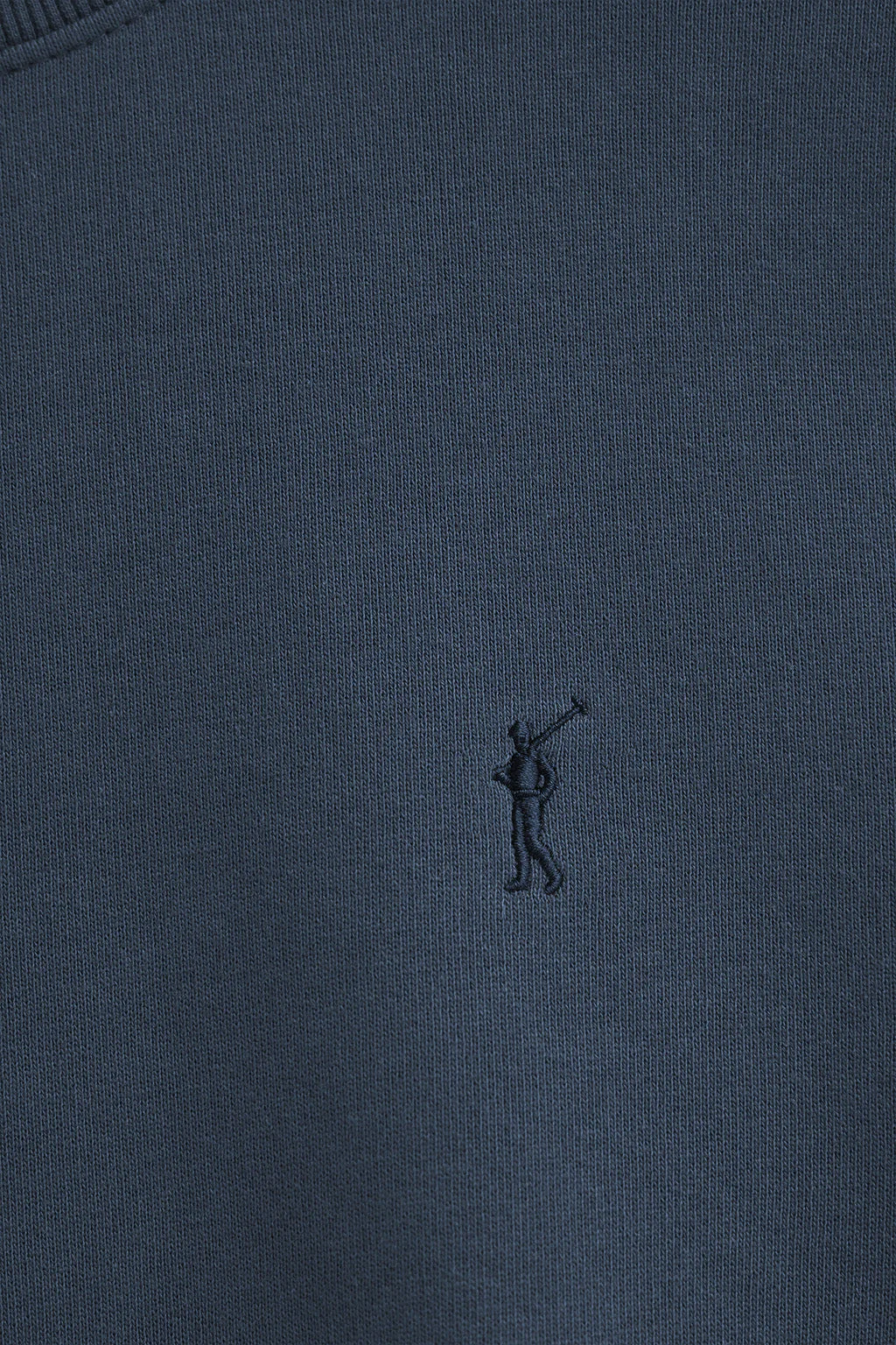 Sudadera azul marino efecto lavado con logo Rigby Go - Image 6