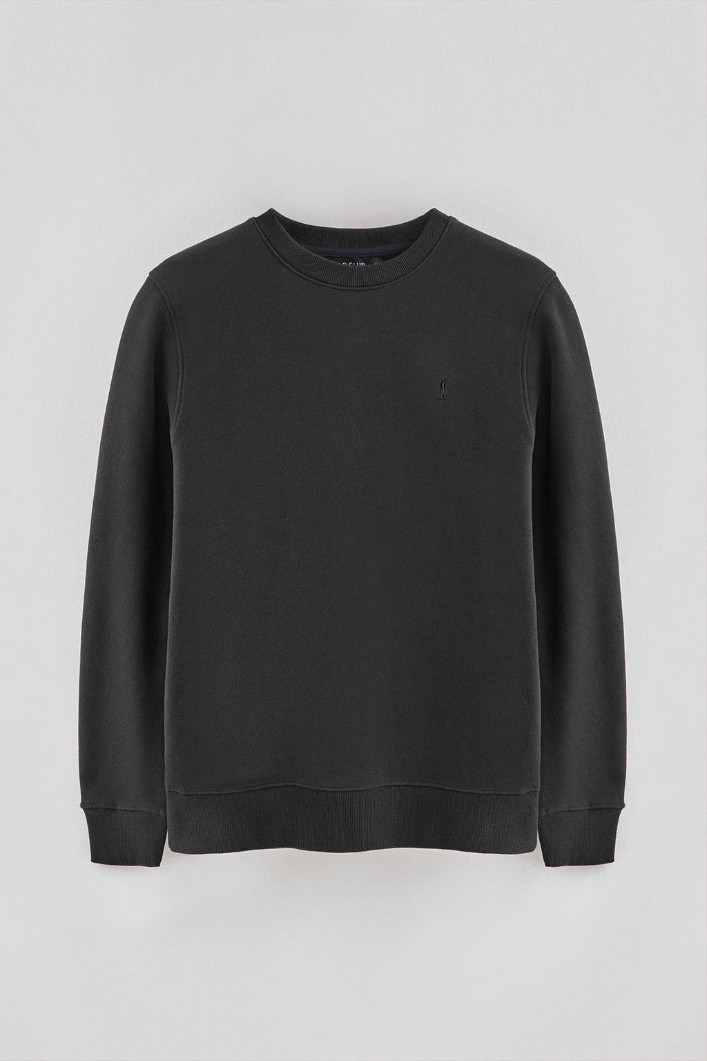 Sudadera negra efecto lavado con logo Rigby Go - Image 5