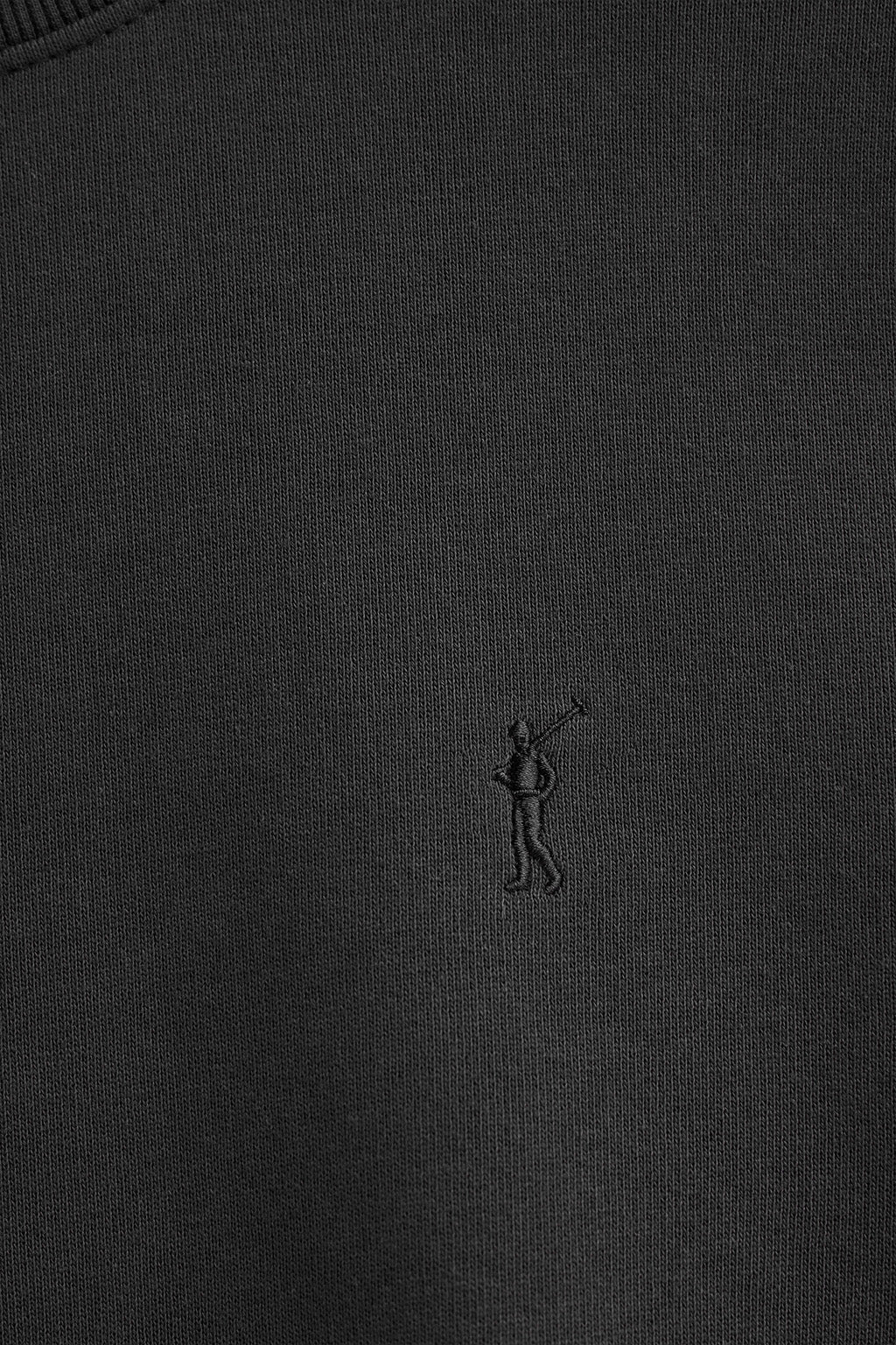 Sudadera negra efecto lavado con logo Rigby Go - Image 6