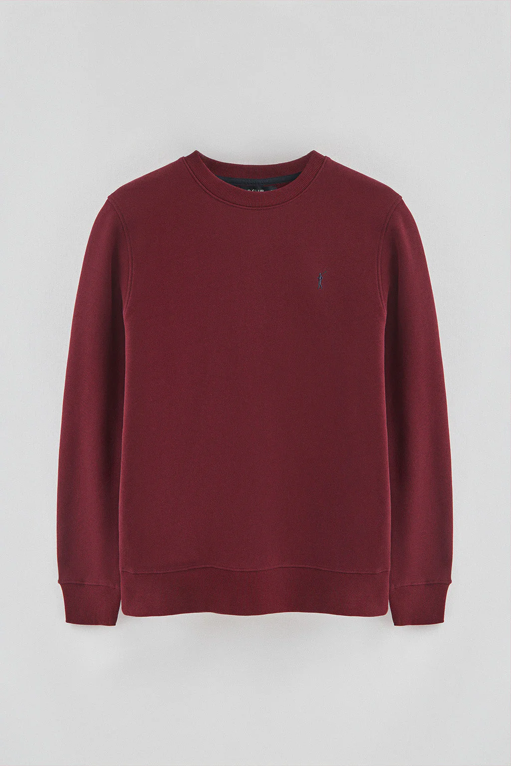 Sudadera granate de corte relajado con logo Rigby Go - Image 7