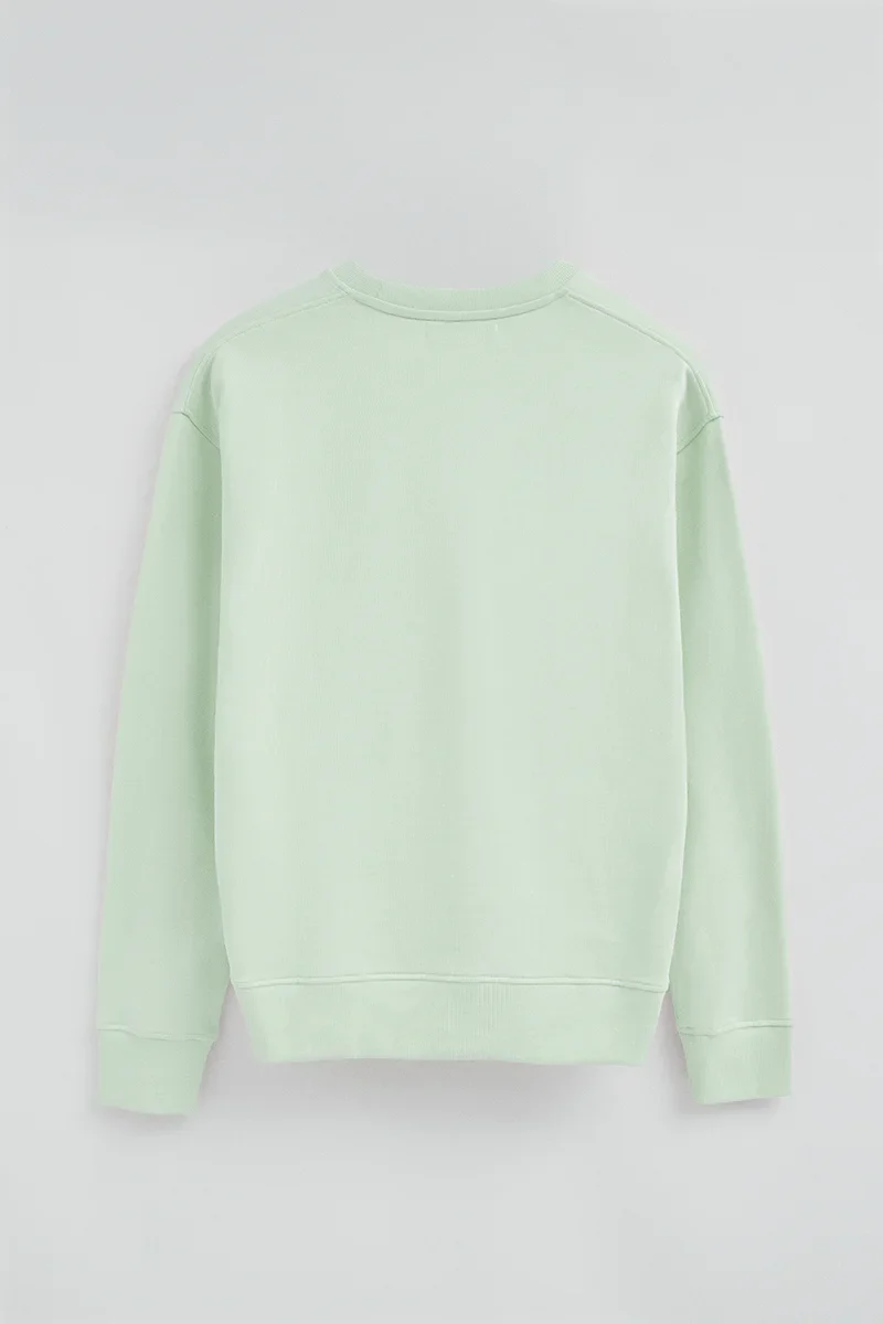 Sudadera turquesa pastel de corte regular con bordado Rigby Go - Image 7