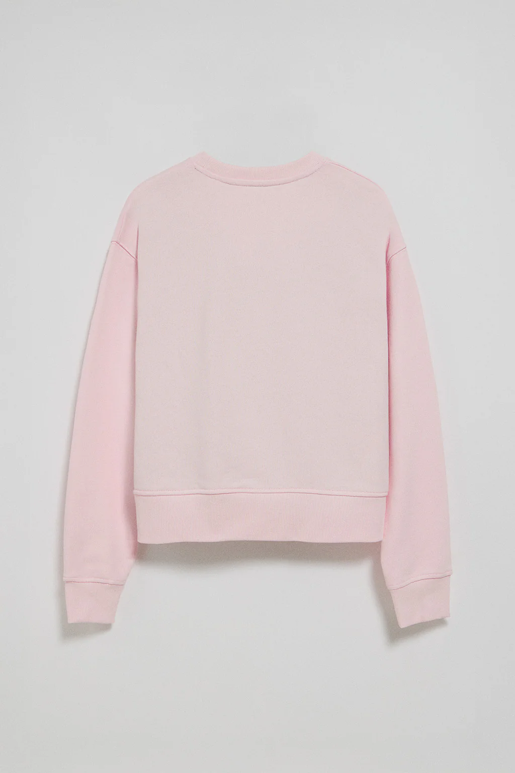 Sudadera rosa de cuello redondo y bordado Rigby Go - Image 7
