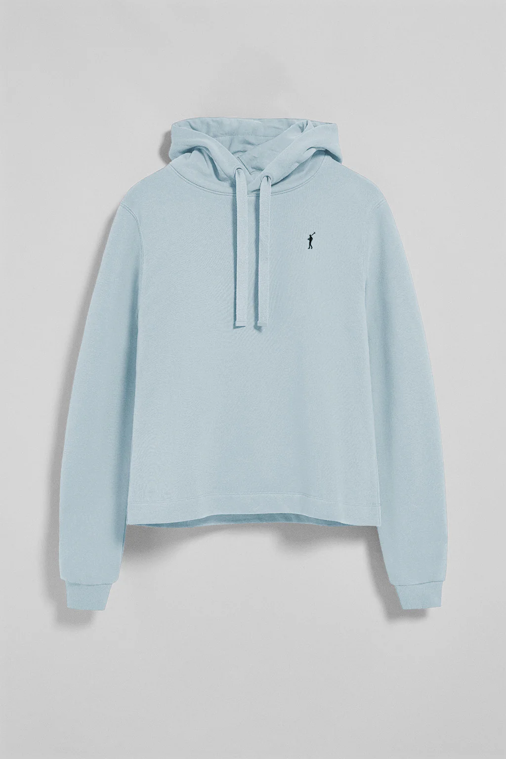 Sudadera con capucha azul claro con logo bordado Rigby Go - Image 8