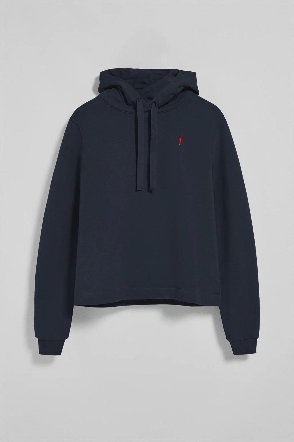 Sudadera con capucha azul marino con logo bordado Rigby Go - Image 8