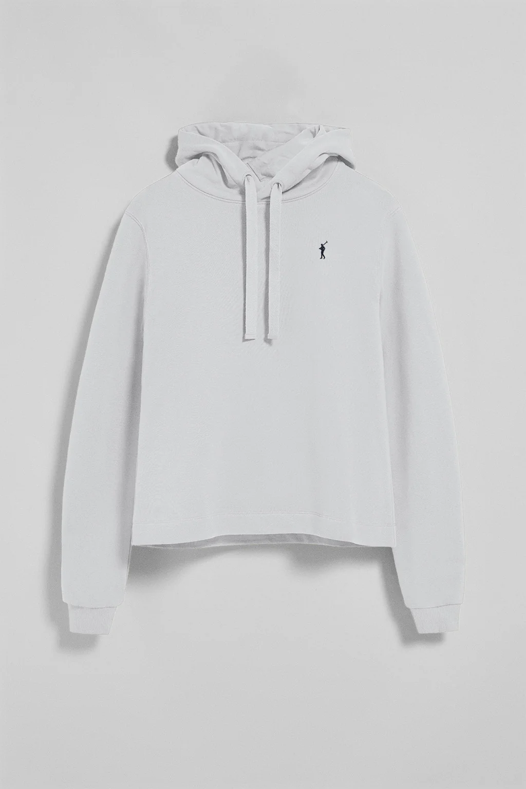 Sudadera con capucha blanca con logo bordado Rigby Go - Image 5