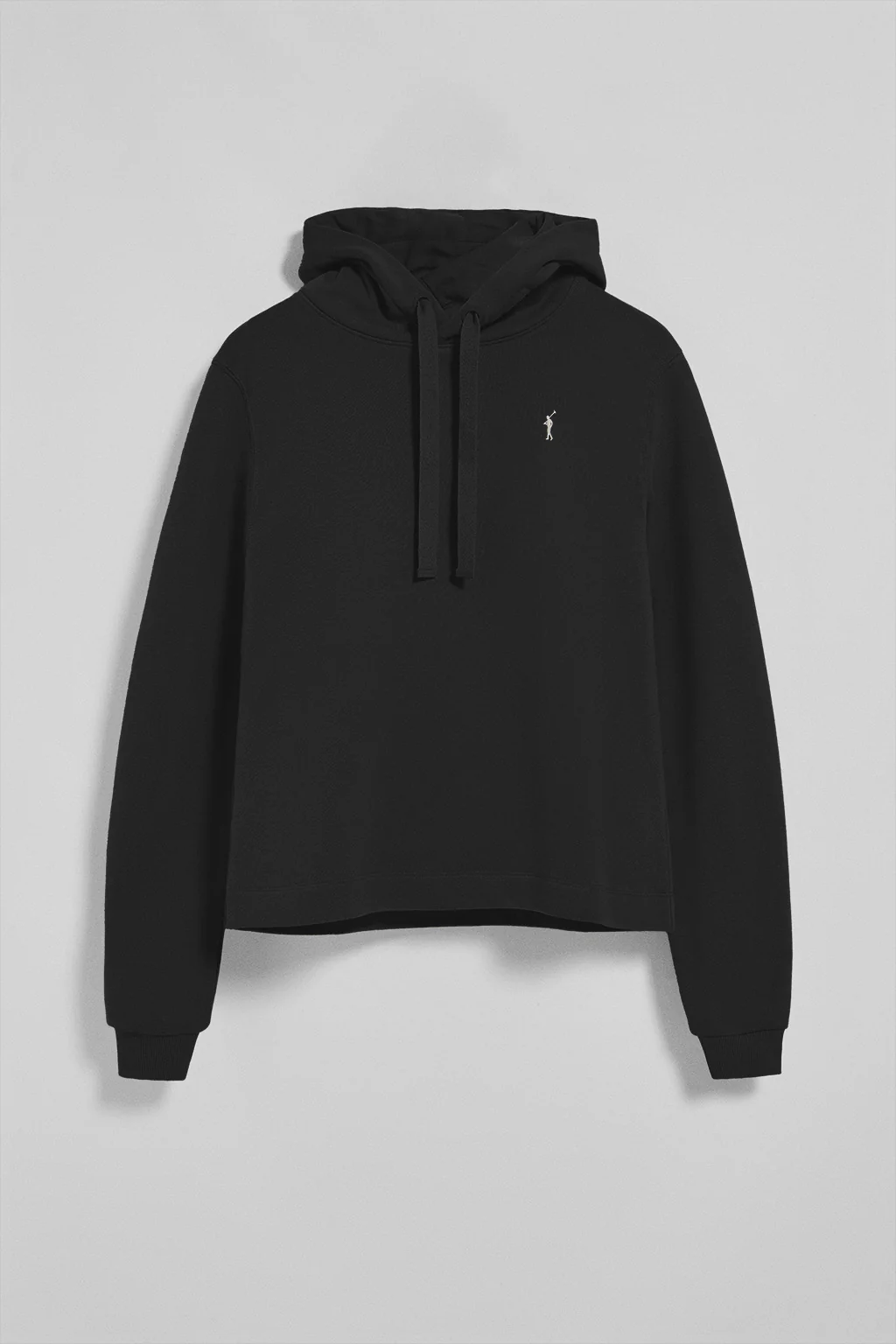 Sudadera con capucha negra con logo bordado Rigby Go - Image 5
