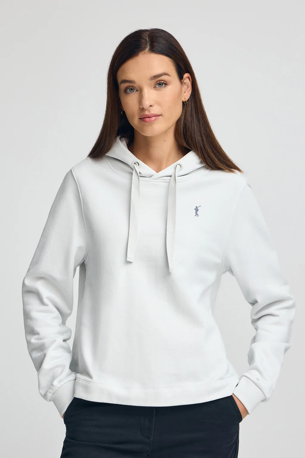 Sudadera color hielo con capucha y logo Rigby Go - Image 2