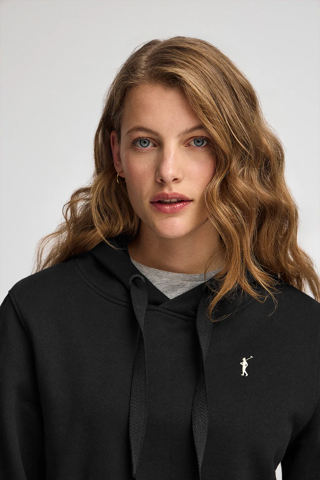Sudadera negra con capucha y logo Rigby Go - Image 2