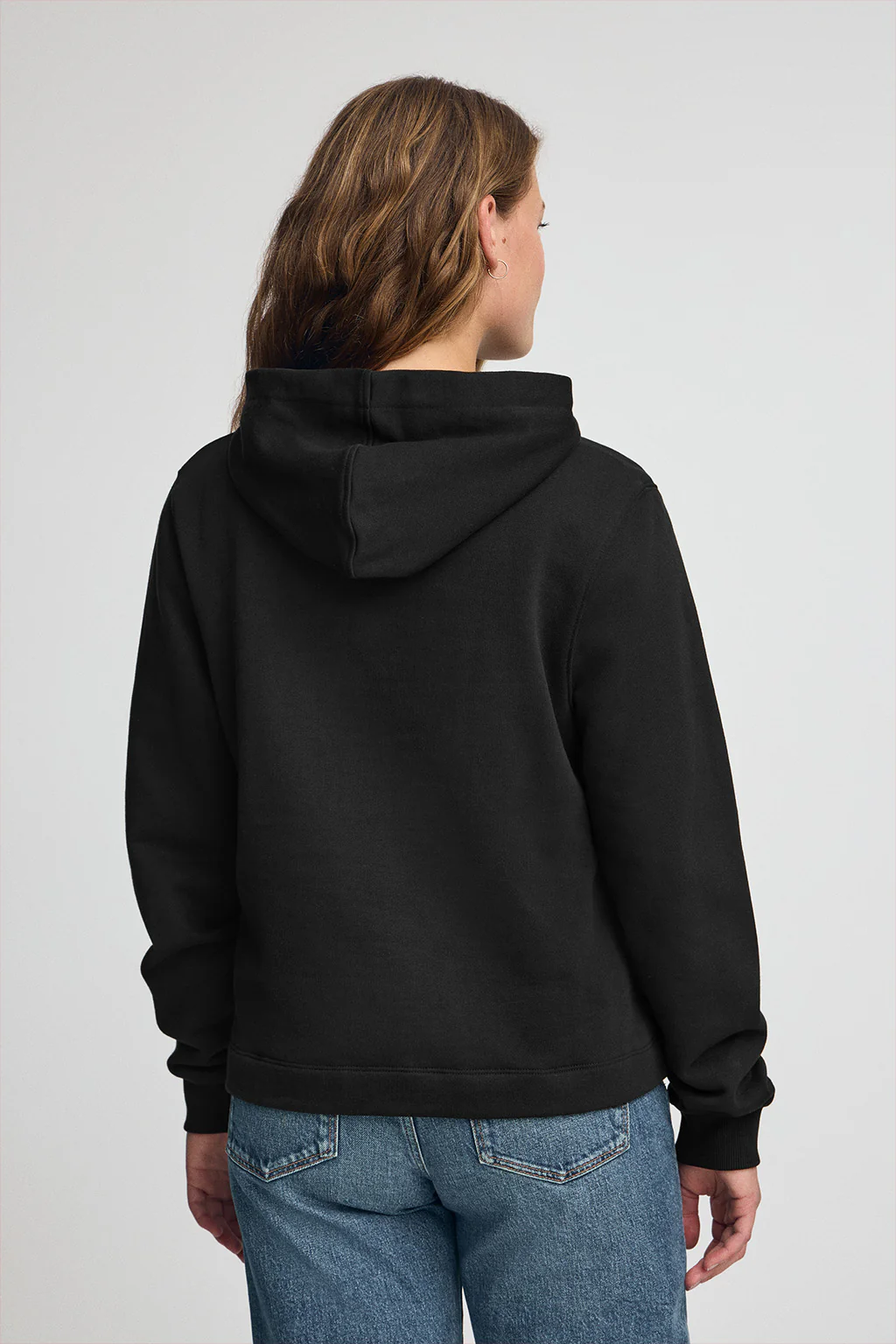 Sudadera negra con capucha y logo Rigby Go - Image 4