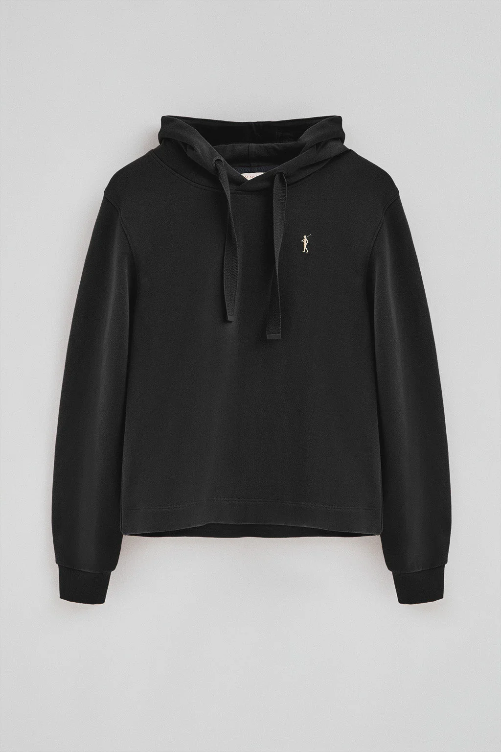 Sudadera negra con capucha y logo Rigby Go - Image 5