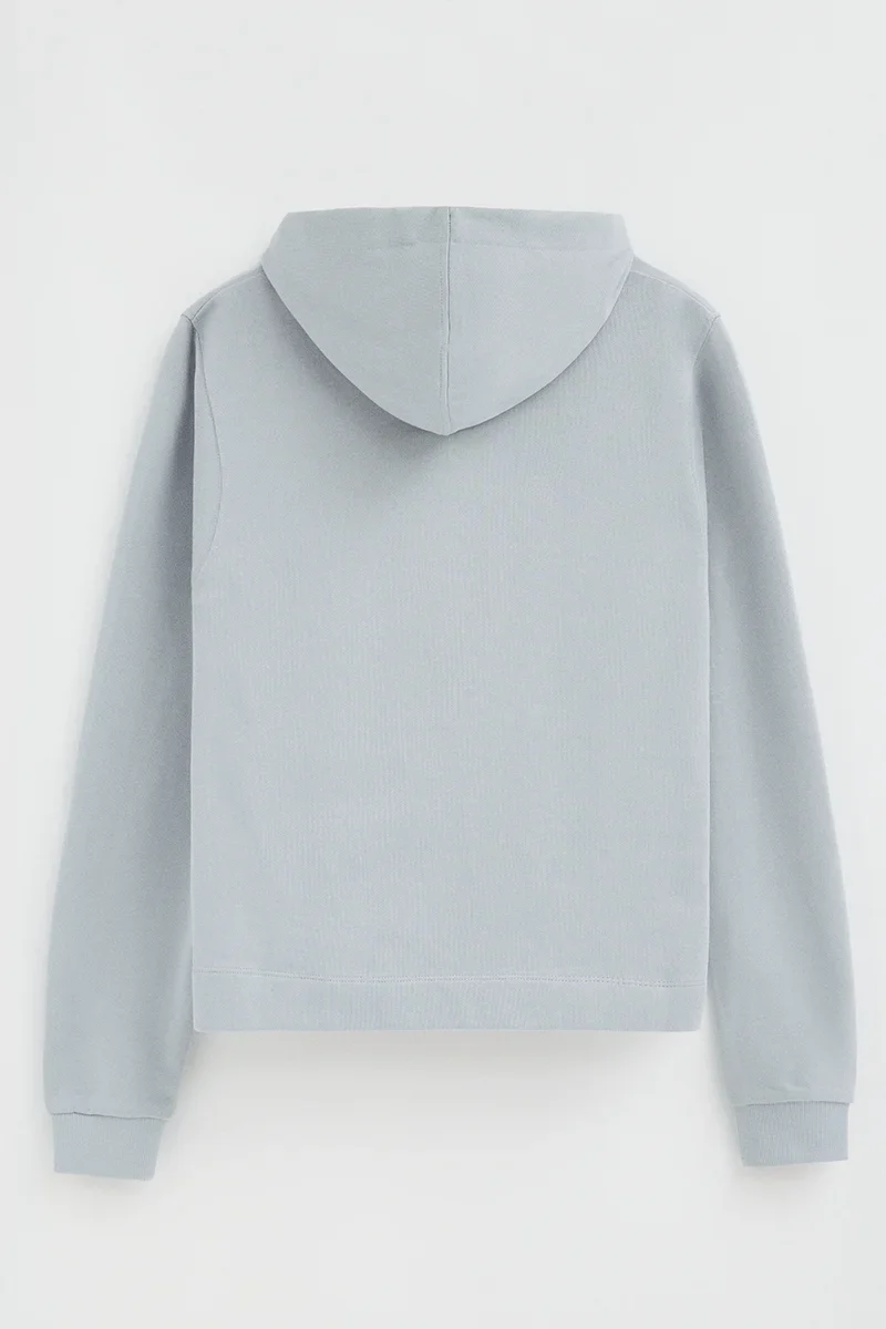 Sudadera azul claro con capucha, de corte recto y bordado Rigby Go - Image 8