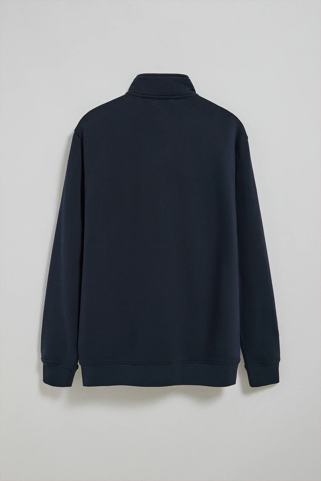 Sudadera con cremallera de cuello elevado azul marino con logo Rigby Go - Image 5