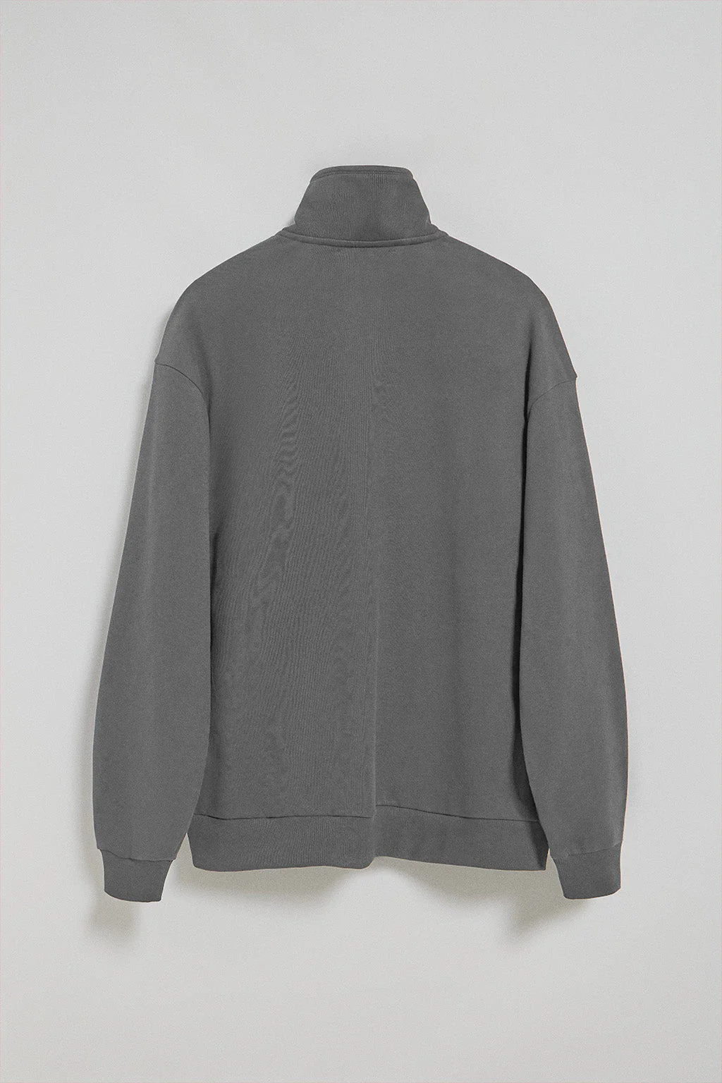 Sudadera gris asfalto Seldon con media cremallera y gráfico Polo Club - Image 9