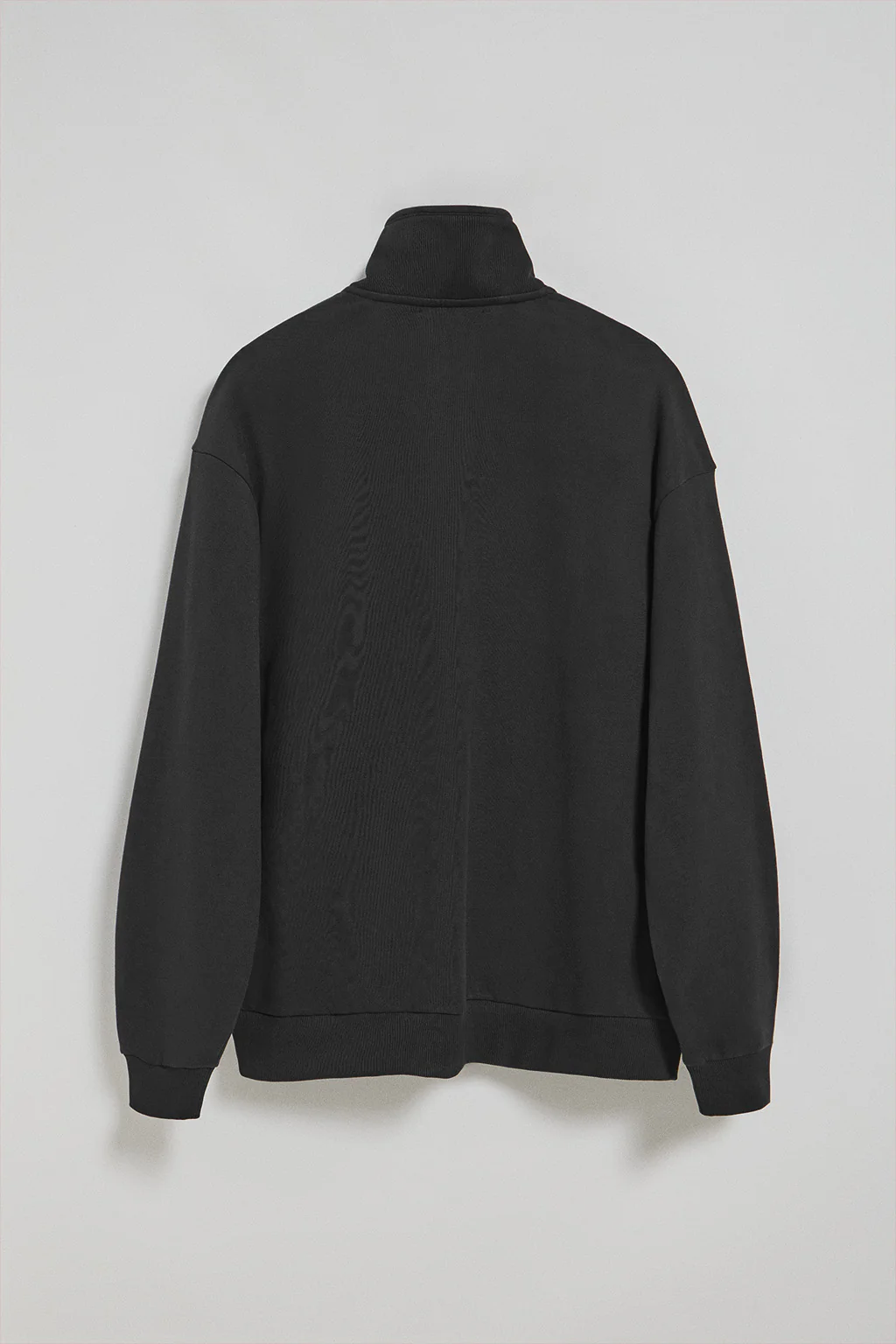 Sudadera negra Seldon con media cremallera y gráfico Polo Club - Image 8