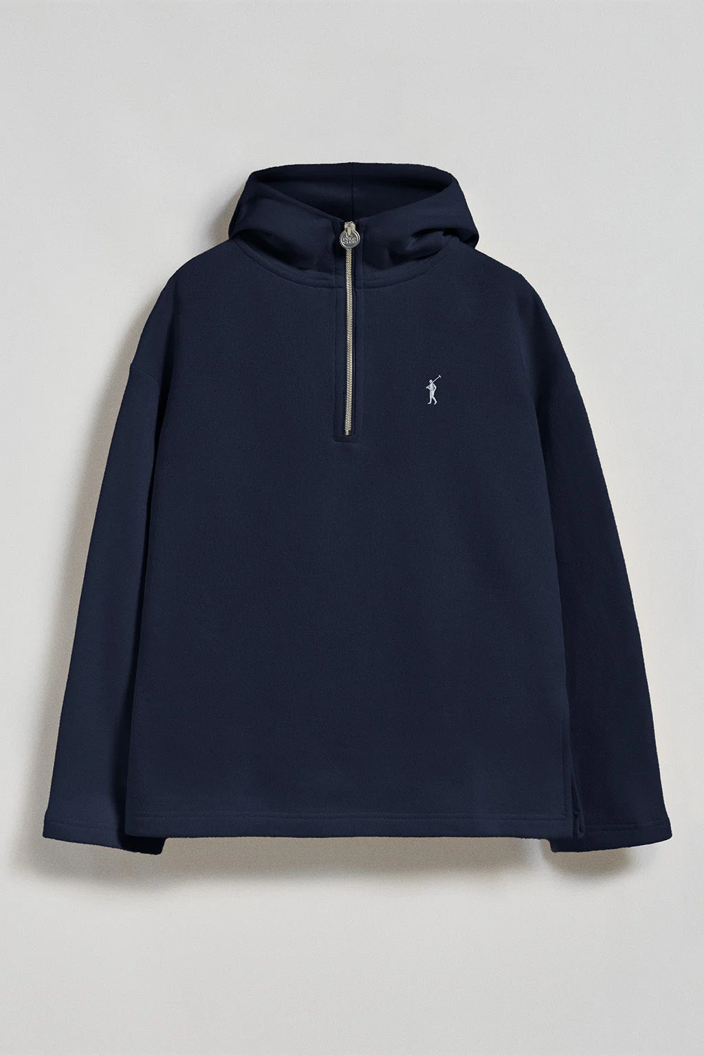 Sudadera Sinsajo azul con capucha y cremallera con logo Rigby Go - Image 5