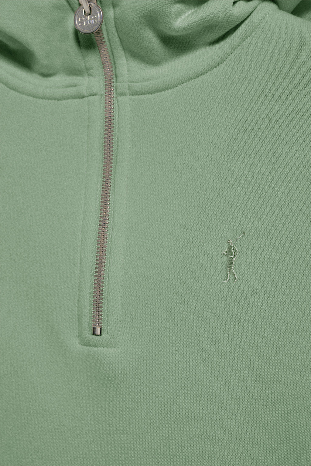 Sudadera Sinsajo verde jade con capucha y cremallera con logo Rigby Go - Image 6