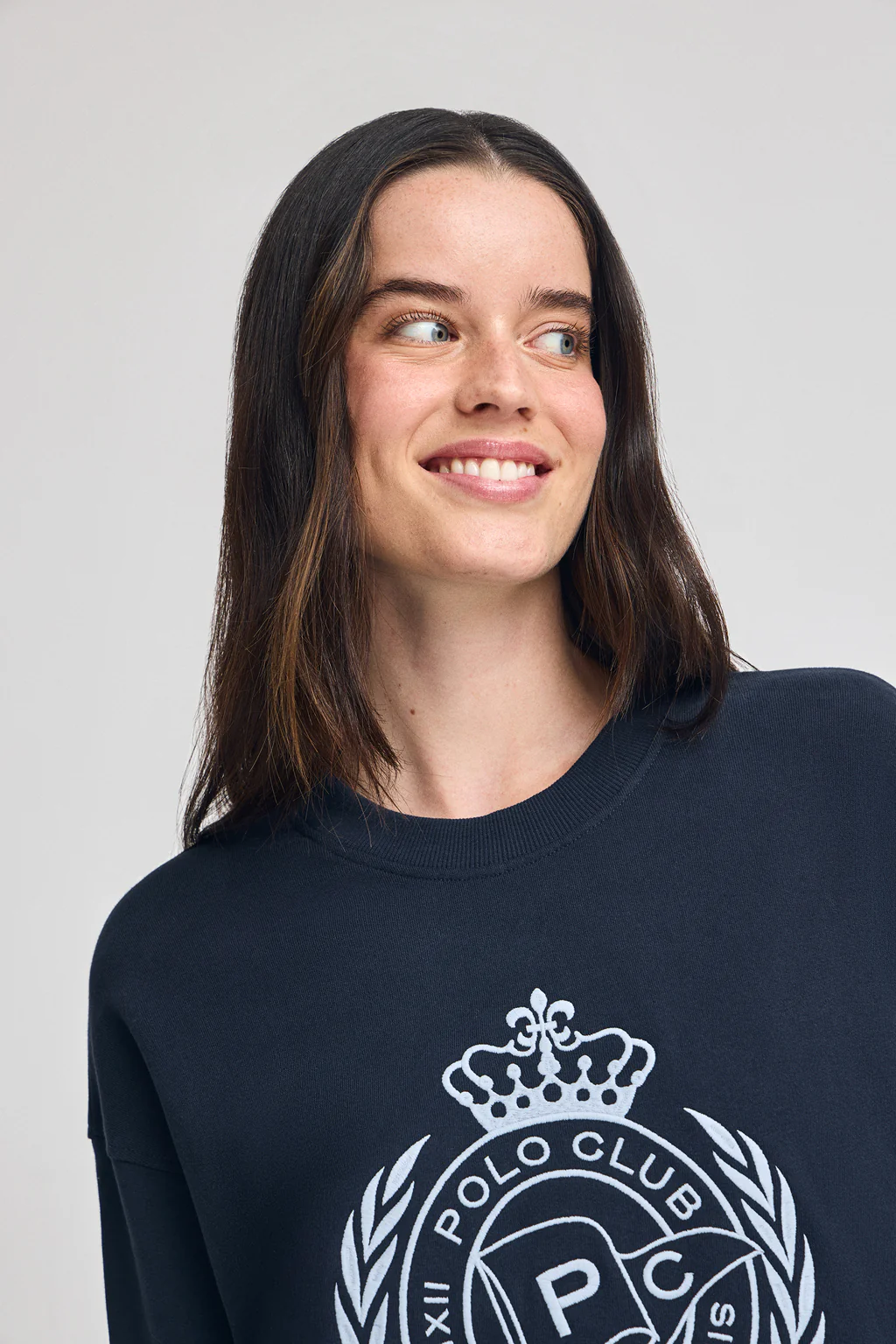 Sudadera Syren azul marino con gráfico náutico bordado - Image 3