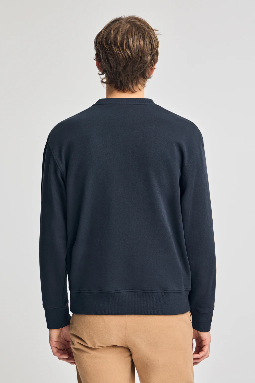 Sudadera navy relax de cuello redondo con detalle Polo Club - Image 5