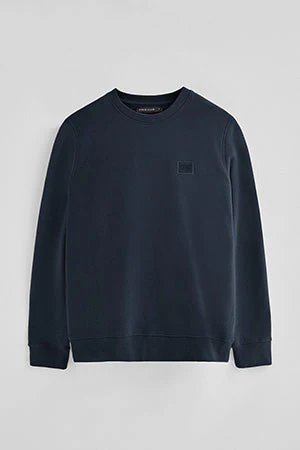 Sudadera azul marino de corte relajado con logo Polo Club - Image 9