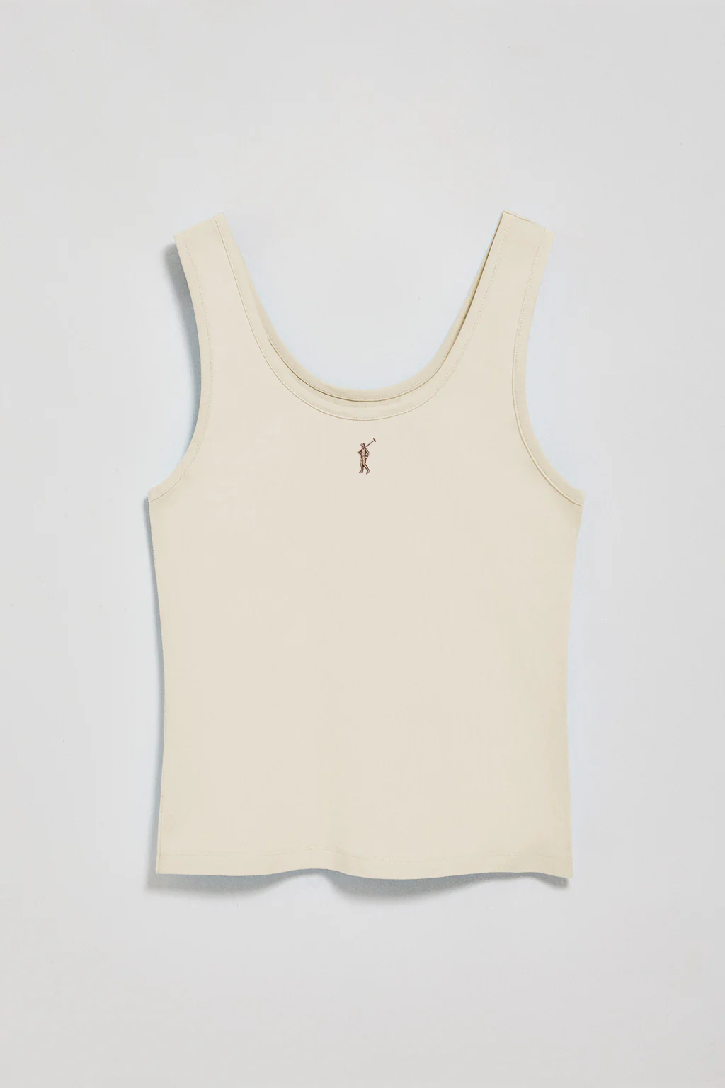 Camiseta color crudo de tirantes con bordado Rigby Go - Image 8