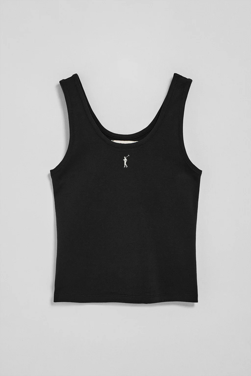 Camiseta negra de tirantes con bordado Rigby Go - Image 5